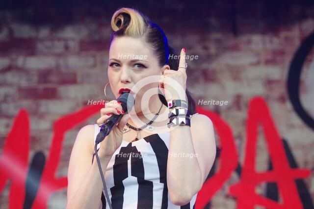 Imelda May, Love Supreme Jazz Festival, Glynde Place, East Sussex, 2014.  Artist: Brian O'Connor.