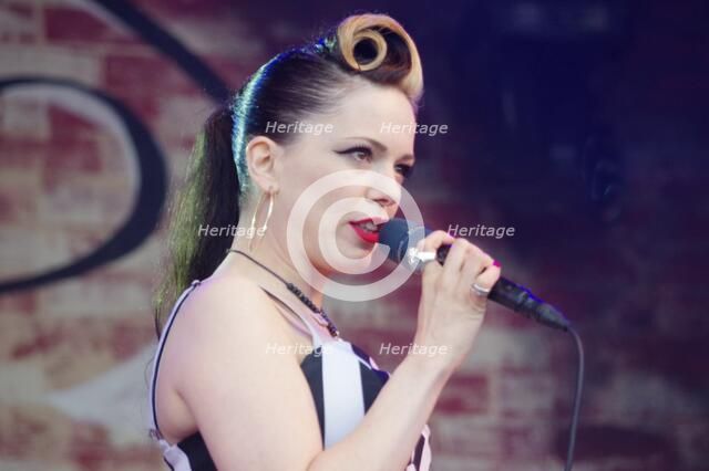 Imelda May, Love Supreme Jazz Festival, Glynde Place, East Sussex, 2014.  Artist: Brian O'Connor.