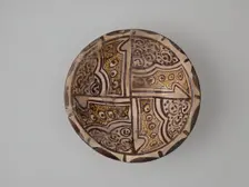 Imitation Bichrome Luster Bowl, Iran, 9th century. Creator: Unknown