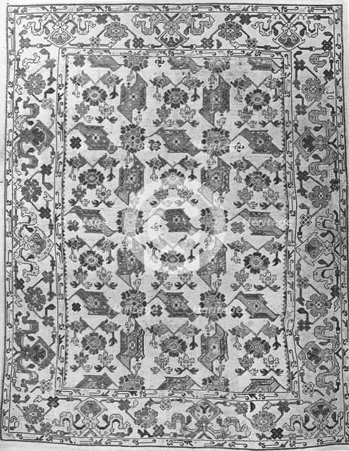 Imitation Bird Carpet, Romania, 1901/25. Creator: Unknown.