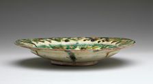 Imitation Splashware Dish, Iran, 10th century. Creator: Unknown