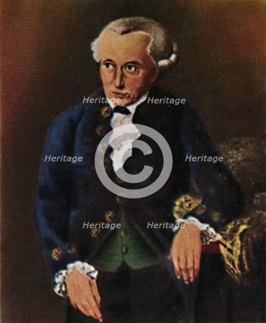 'Immanuel Kant 1724-1804. - Gemälde von Döbler', 1934. Creator: Unknown.