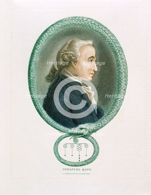 Immanuel Kant, German philosopher, 1812. Creator: Unknown.