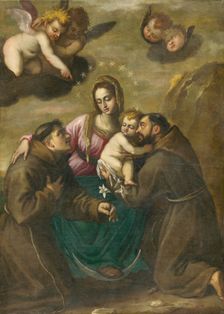 Immaculata with Saints, 1670-1680. Creator: Unknown
