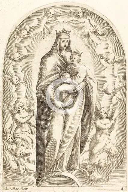 Immaculate Conception, 1608/1611. Creator: Jacques Callot.