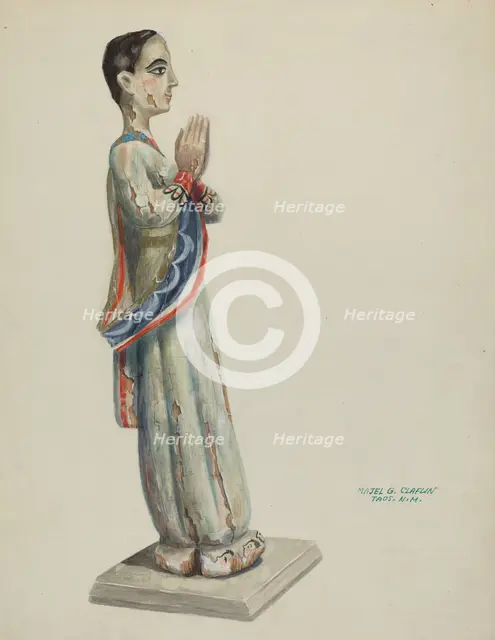 Immaculate Conception, 1935/1942. Creator: Majel G. Claflin.