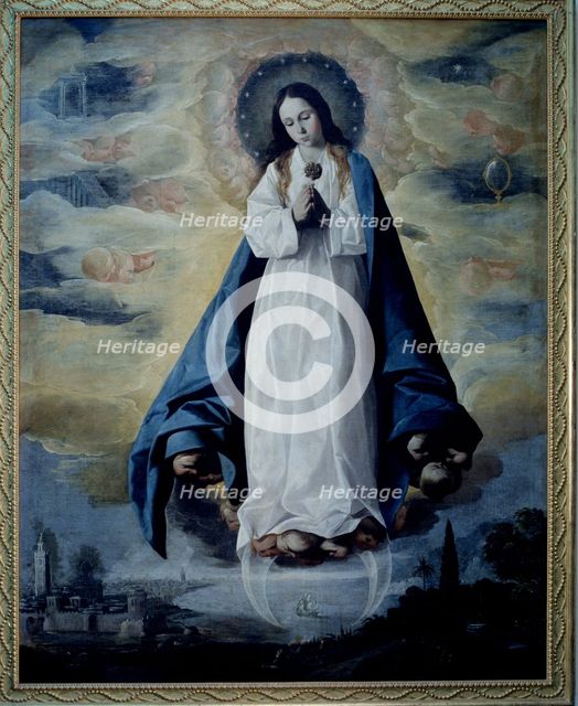Immaculate Conception', oil on canvas by Zurbarán.