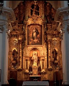 Immaculate in the main altar of the church of San Felipe Neri of Cadiz