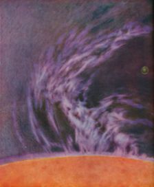 Immense Eruption of a Solar Prominence 140,000 Miles High c1935