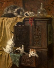 Immodest, 1897. Creator: Ronner-Knip, Henriëtte (1821-1909)