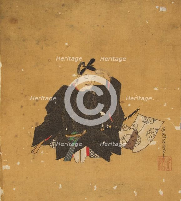 Immortal Poet, 17th century. Creator: Kano Shoun.