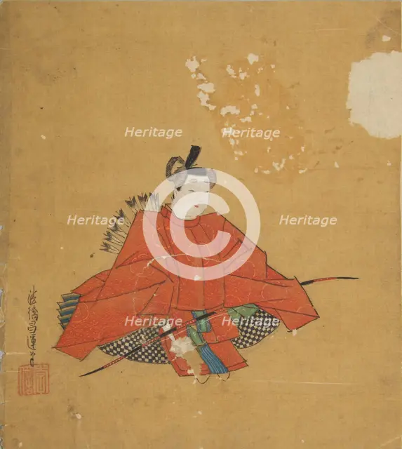 Immortal Poet, 17th century. Creator: Kano Shoun.