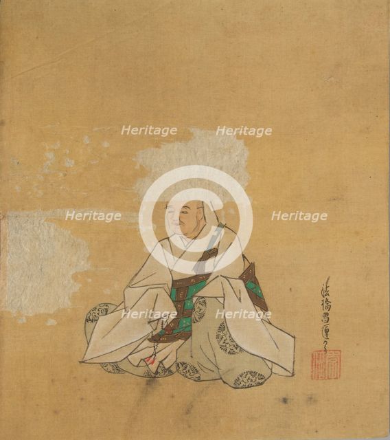 Immortal Poet, 17th century. Creator: Kano Shoun.