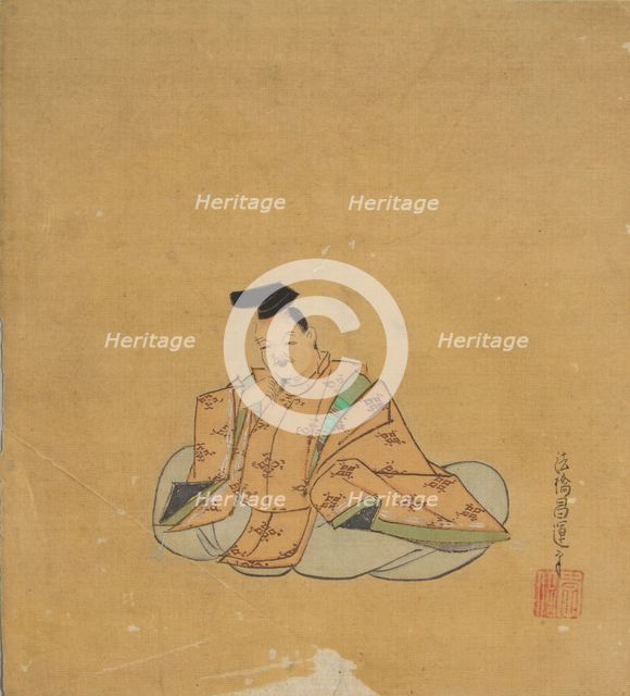 Immortal Poet, 17th century. Creator: Kano Shoun.