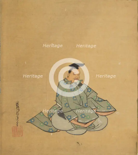 Immortal Poet, 17th century. Creator: Kano Shoun.