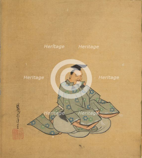 Immortal Poet, 17th century. Creator: Kano Shoun.
