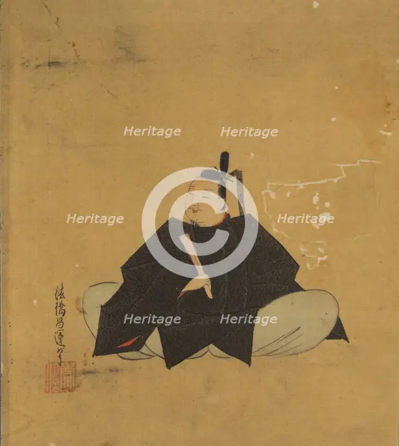 Immortal Poet, 17th century. Creator: Kano Shoun.