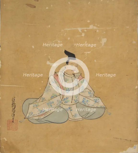 Immortal Poet, 17th century. Creator: Kano Shoun.