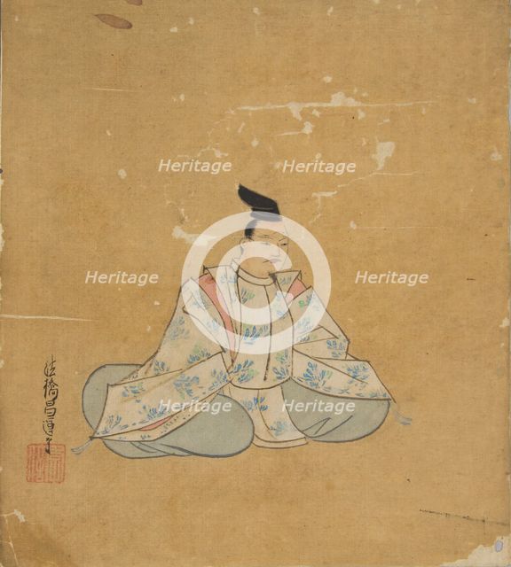 Immortal Poet, 17th century. Creator: Kano Shoun.