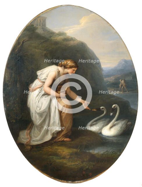 Immortalia - the nymph of immortality, 1783. Creator: Kauffmann, Angelika (1741-1807).