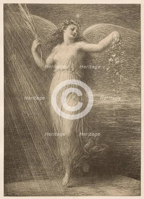 Immortalité, 1898. Creator: Henri Fantin-Latour (French, 1836-1904); Imprimerie Champenois.