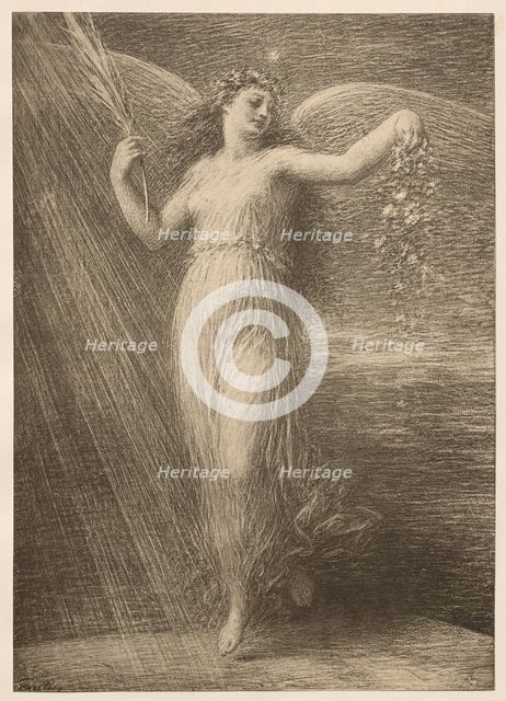 Immortalité, 1898. Creator: Henri Fantin-Latour (French, 1836-1904); Imprimerie Champenois.