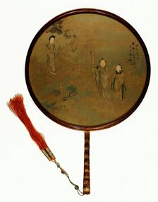 Immortals in Clouds, Qing dynasty (1644-1911), 19th century. Creator: Chen Yongqi