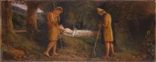Imogen and the Shepherds 1860-1870. Creator: James Smetham