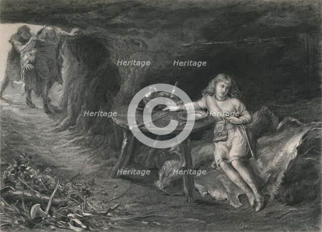 'Imogen in the Cave (Cymbeline)', c1870. Artist: David Desvachez.