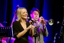 Imogen Ryall and Jack Kendon, Ropetackle Arts Centre, Shoreham, West Sussex, Jan 2016. Artist: Brian O'Connor