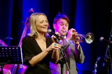 Imogen Ryall and Jack Kendon, Ropetackle Arts Centre, Shoreham, West Sussex, Jan 2016. Artist: Brian O'Connor