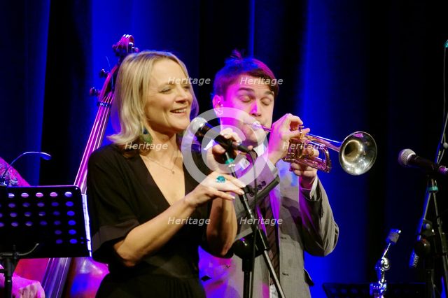 Imogen Ryall and Jack Kendon, Ropetackle Arts Centre, Shoreham, West Sussex, Jan 2016. Artist: Brian O'Connor.