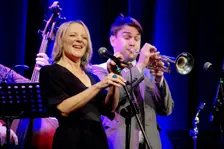 Imogen Ryall and Jack Kendon, Ropetackle Arts Centre, Shoreham, West Sussex, Jan 2016. Artist: Brian O'Connor