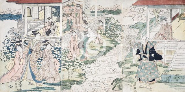 Imoseyama (the Japanese Romeo and Juliet), 1806. Creator: Utagawa Toyokuni I.