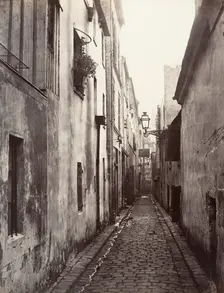 Impasse Briare (de la Cité Coquenard), 1860s. Creator: Charles Marville