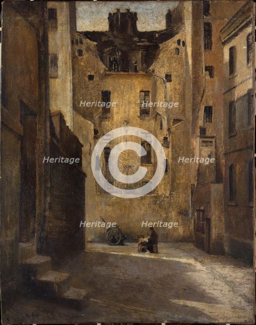 Impasse des Boeufs, c1900. Creator: Hippolyte Guy.