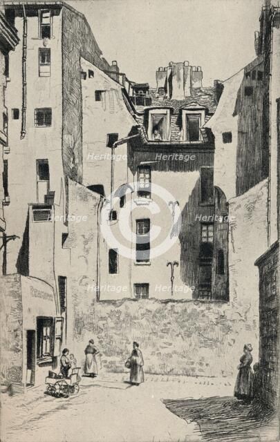 'Impasse du Boeuf', 1915. Artist: Otto J Schneider.