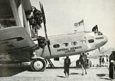 Imperial Airways Handley-Page HP 42 biplane Hanno Gwadar, Baluchistan, c1931-c1940 (1946). Creator: Unknown