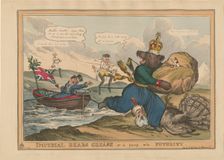 Imperial Bears Grease (Greece) or a peep into futurity. Caricature on the Russo-Turkish War, 1828. Creator: Heath, William (1795-1840)