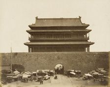 Imperial Building behind High Wall, 1860. Creator: Felice Beato