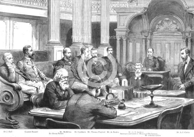 'Imperial Federation' in Australia-The recent meeting in Melbourne of Reresentatives of the various  Creator: Unknown.