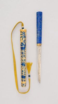 Imperial Knife with Sheath, Chinese, 18th century. Creator: Unknown