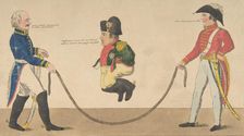 Imperial Jump-rope (Le Sauteur impérial, grand faiseur de tour), July 1815. Creator: Friedrich August Mottu