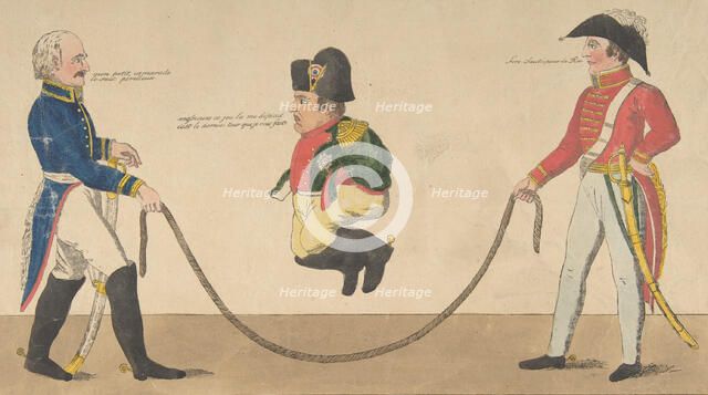 Imperial Jump-rope (Le Sauteur impérial, grand faiseur de tour), July 1815. Creator: Friedrich August Mottu.