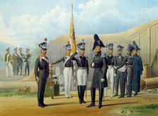 Imperial Life-Guards Sapper Battalion, 1812. Creator: Anonymous