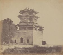 Imperial Summer Palace Yuen Min Yuen, Pekin, Before the Burning, October 18, 1860, 1860. Creator: Felice Beato