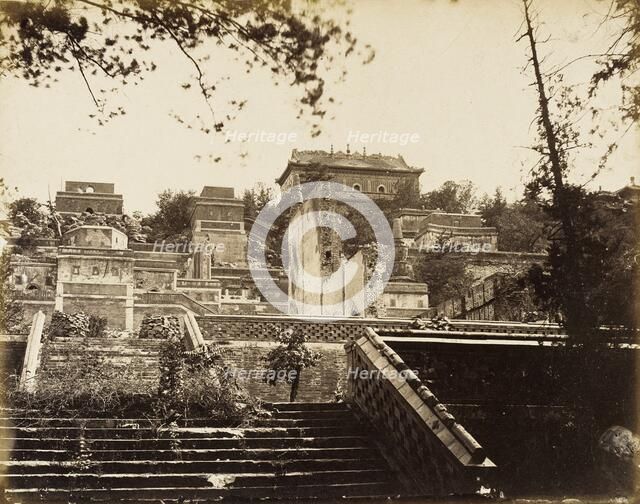Imperial Summer Palace, Peking, 1860. Creator: Felice Beato.