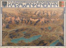 Imperial Royal Austrian State Railways: Karawanken Railway, c1910. Creator: Jahn, Gustav (1879-1919)