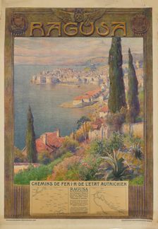Imperial Royal Austrian State Railways: Ragusa, c1900-1910. Creator: Jahn, Gustav (1879-1919)