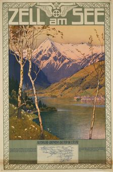 Imperial Royal Austrian State Railways: Zell am See, c1900-1910. Creator: Jahn, Gustav (1879-1919)
